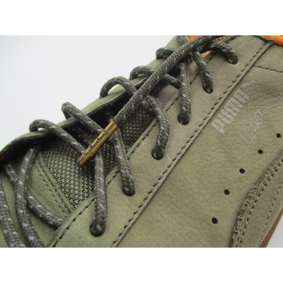 Puma Clyde Shoes Mens Size 10.5 Green Suede Gum Sole Low Top Casual Sneakers 1R9 main image 11